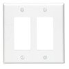 Leviton Wallplates Mid Nyl 2G Decr-E PJ262-E